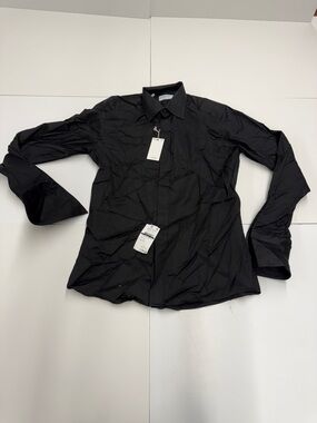 Eton Black Slim Dress Shirt New with Tags